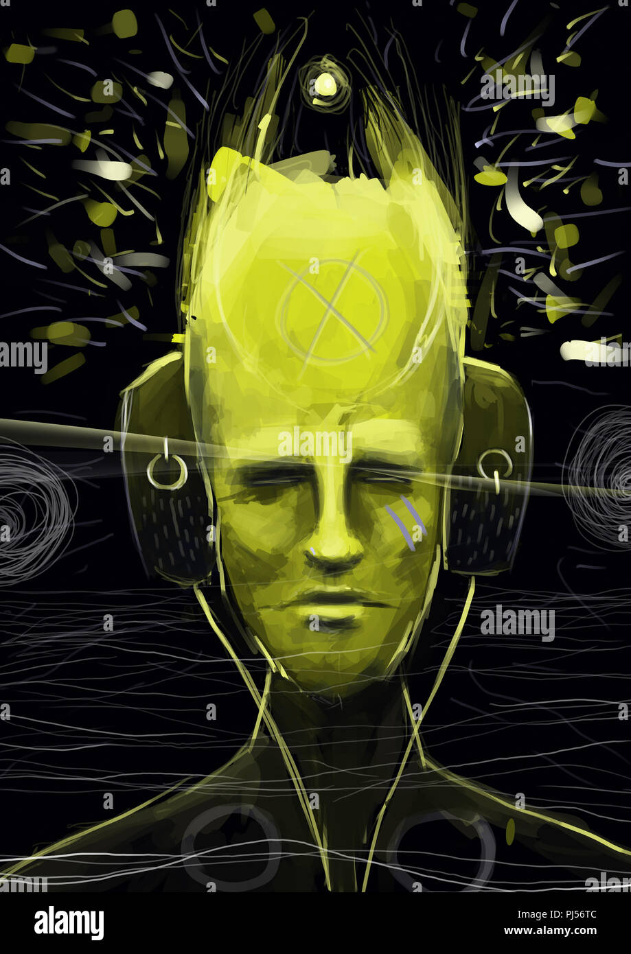 Abstract, surreal, digital paintings Stock Photo Alamy