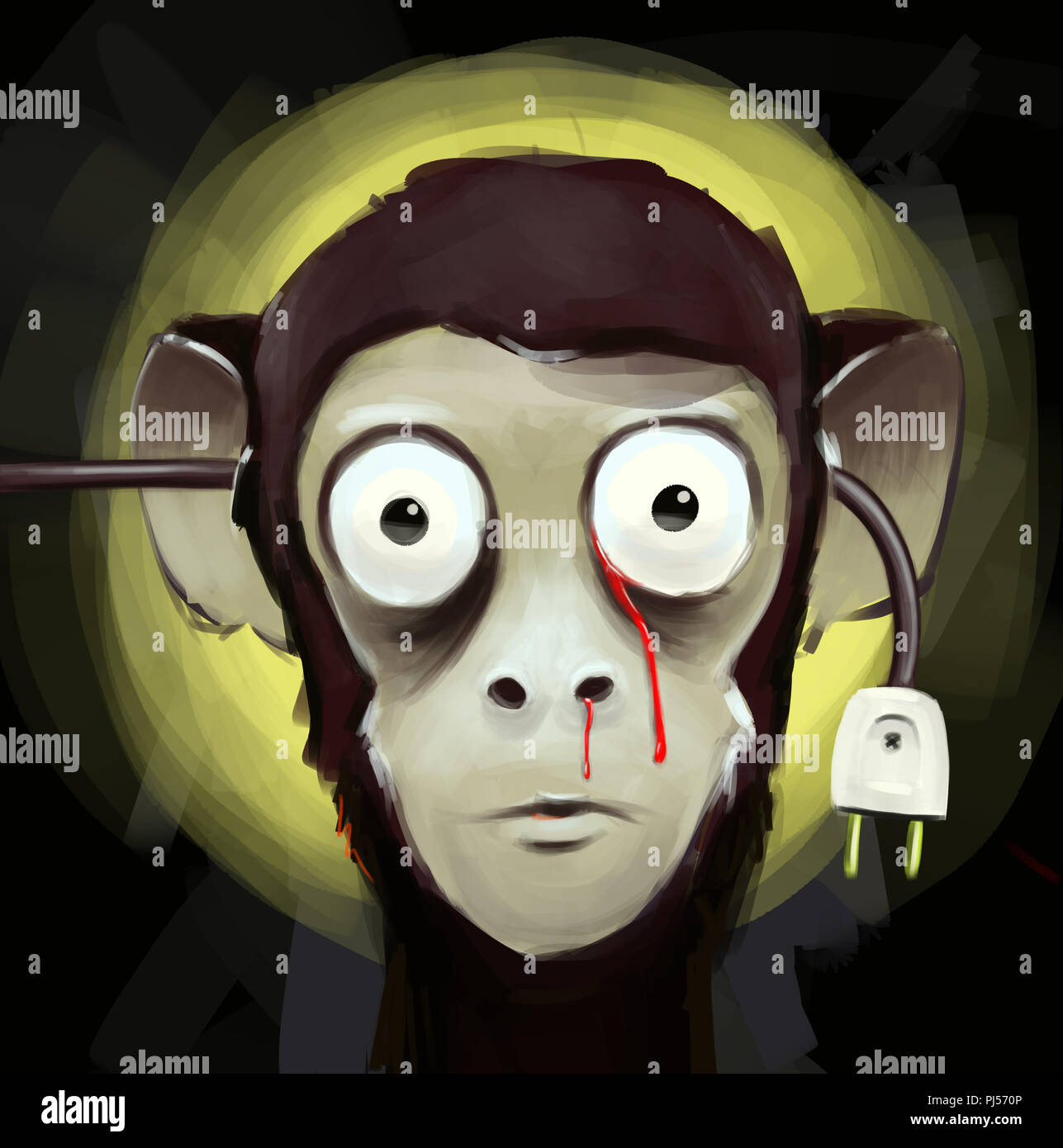 Abstract, surreal, digital paintings Stock Photo Alamy