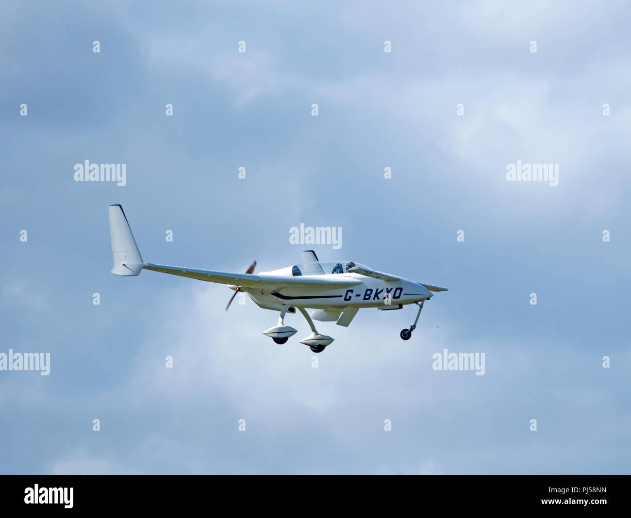 A Model 61 Long EZ home built aircraft from the Rutan factory Design in