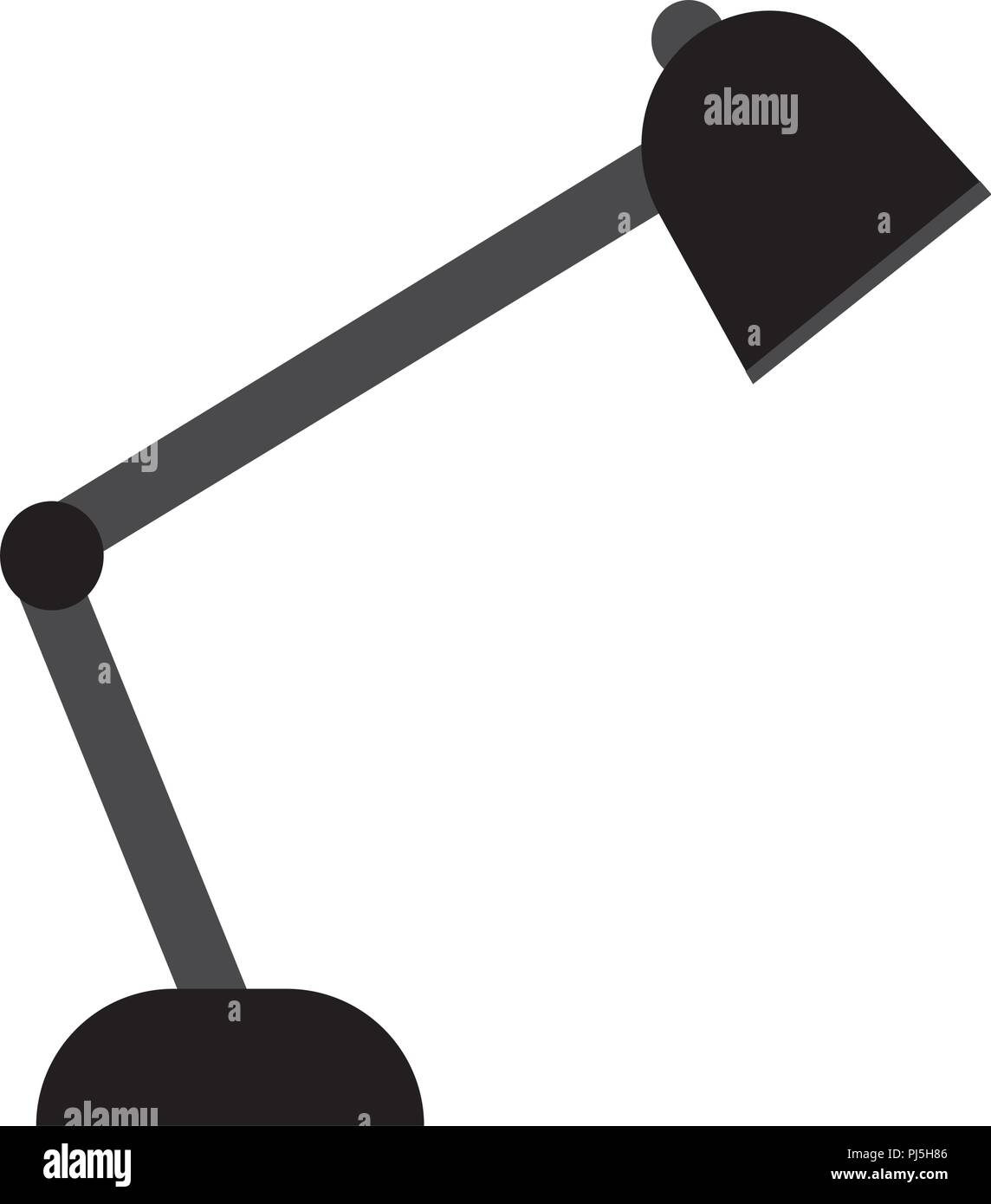 Desk lamp computer Stock Vector Images - Alamy