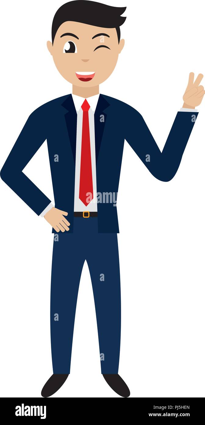 Cartoon Businessman Character Stock Vector Image Art Alamy