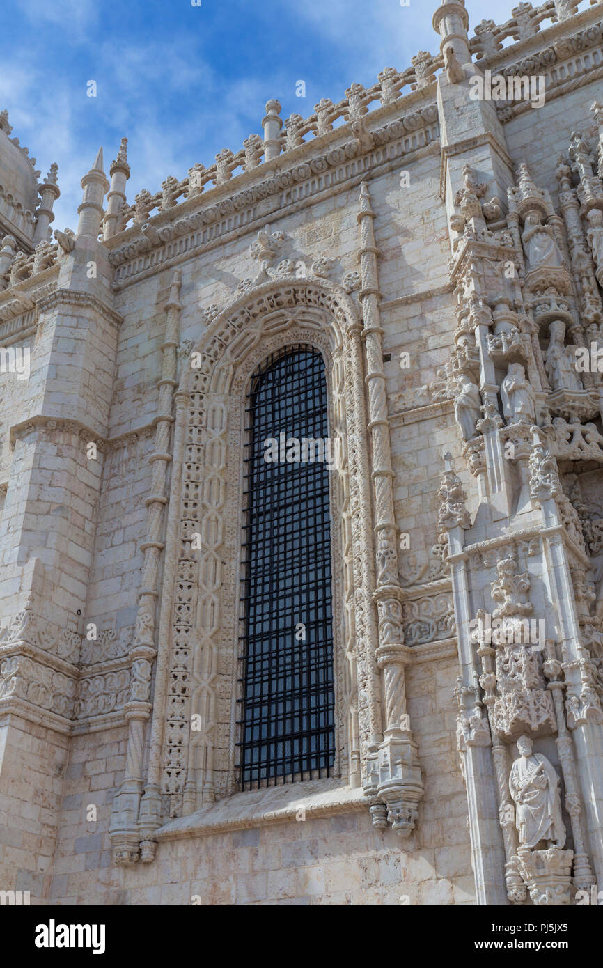 Jeronimos Monastery, Hieronymites Monastery church (1530), Lisbon, Portugal Stock Photo