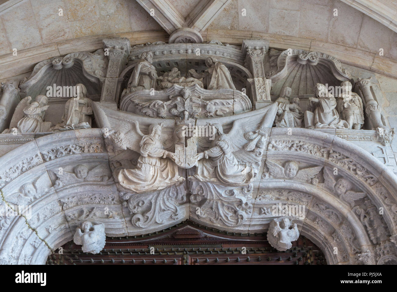 Jeronimos Monastery, Hieronymites Monastery church (1530), Lisbon, Portugal Stock Photo