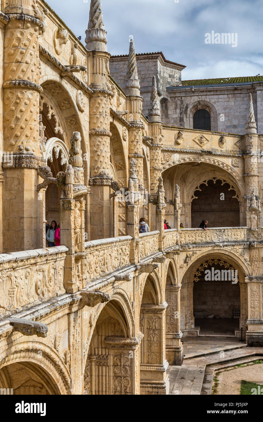 Jeronimos Monastery, Hieronymites Monastery, Lisbon, Portugal Stock Photo