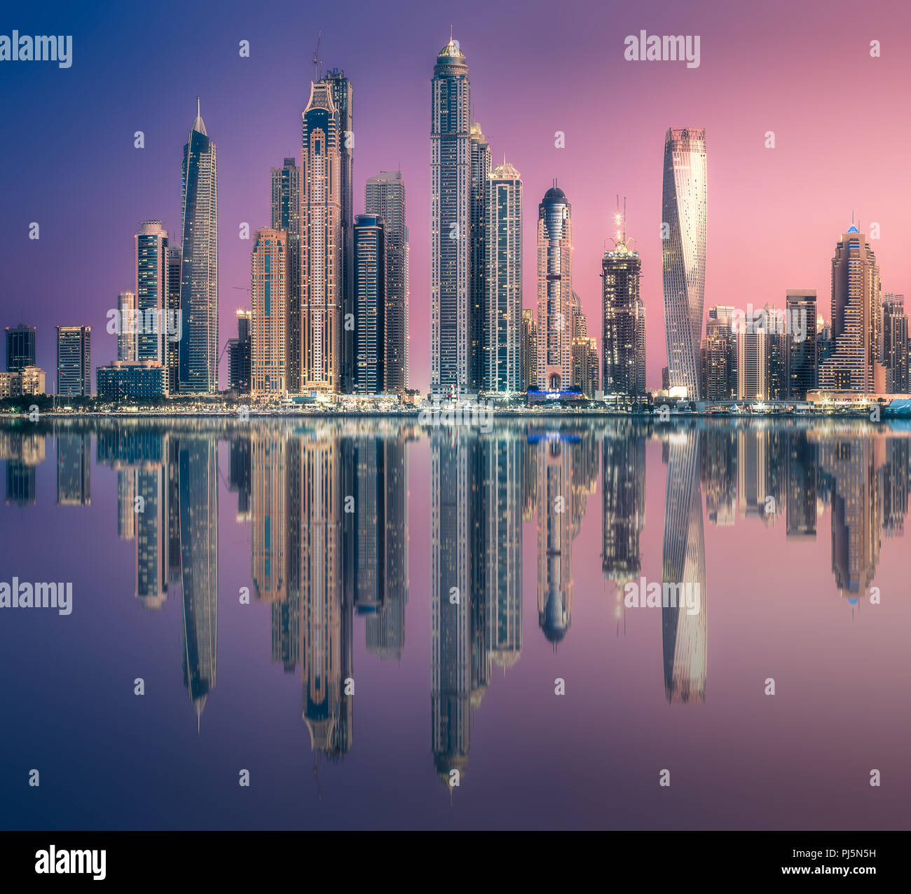 Dubai sunrise view from the palm hi-res stock photography and images ...