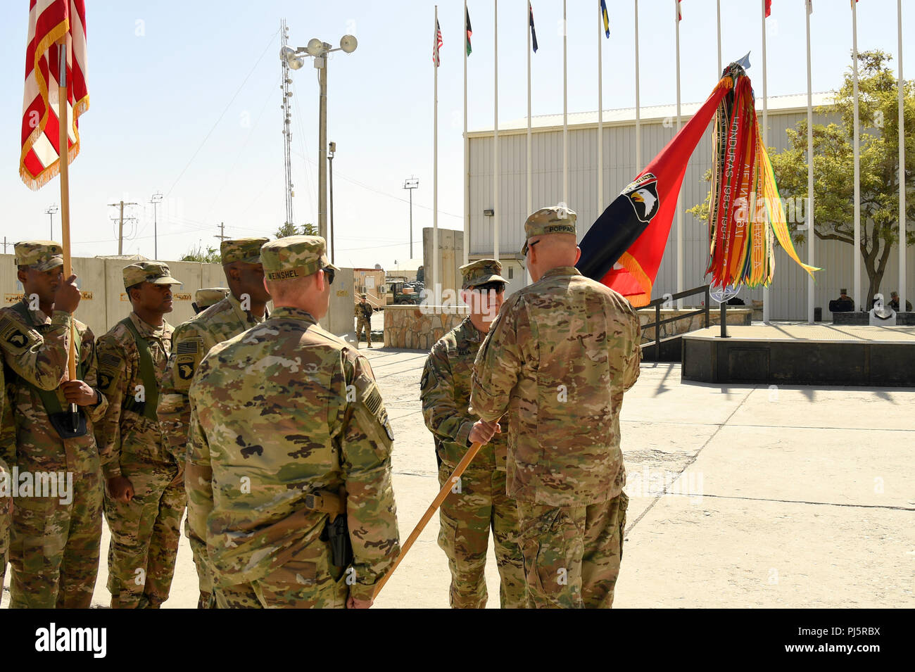 Col. Craig J. Alia officially relinquishes command of the 101st Combat ...