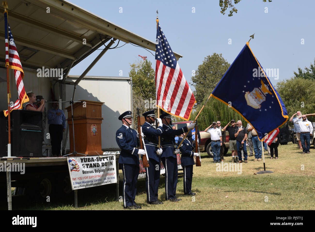 Beale air force base honor guard hires stock photography and images Alamy