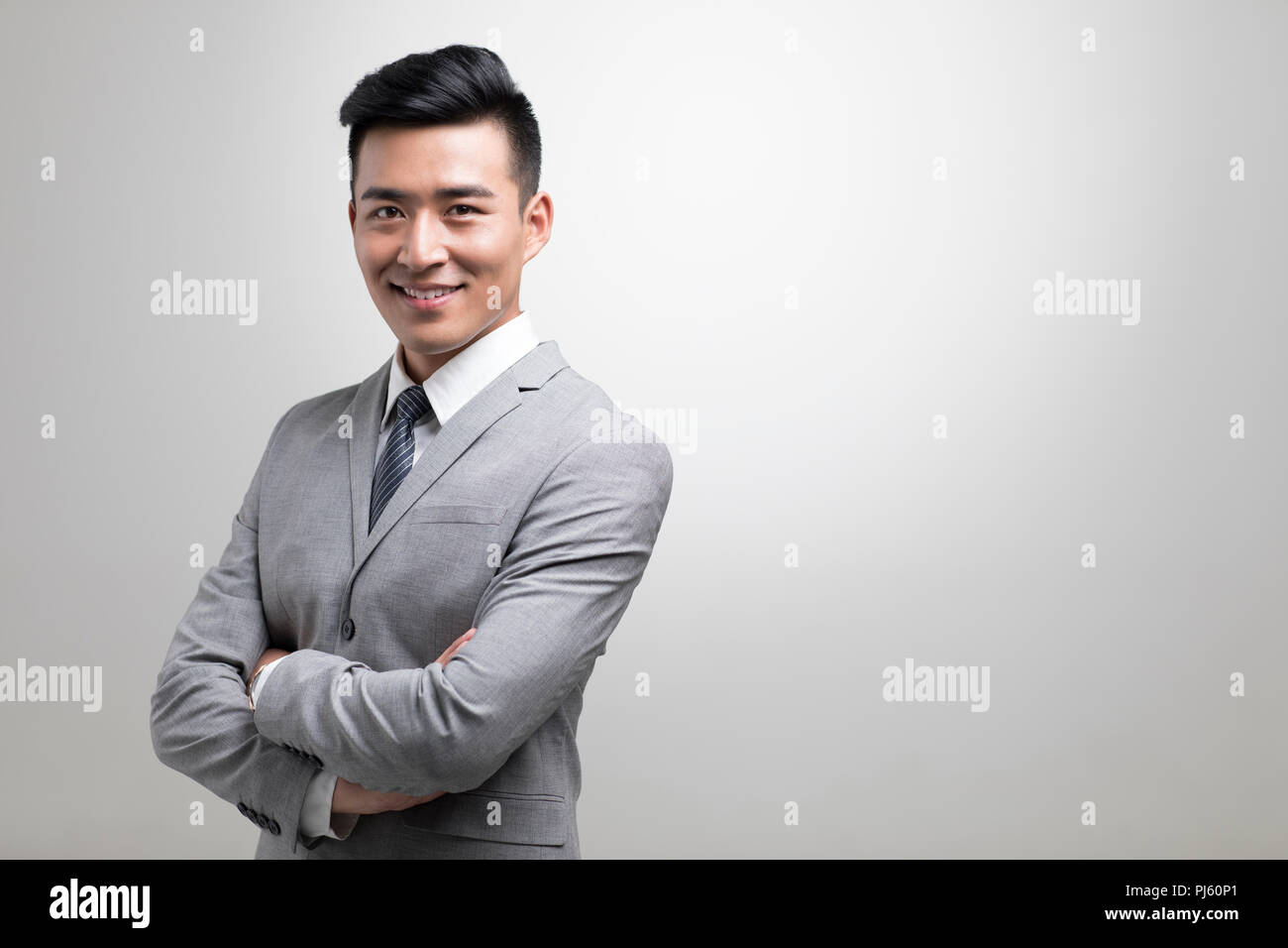 Portrait of young businessman Stock Photo