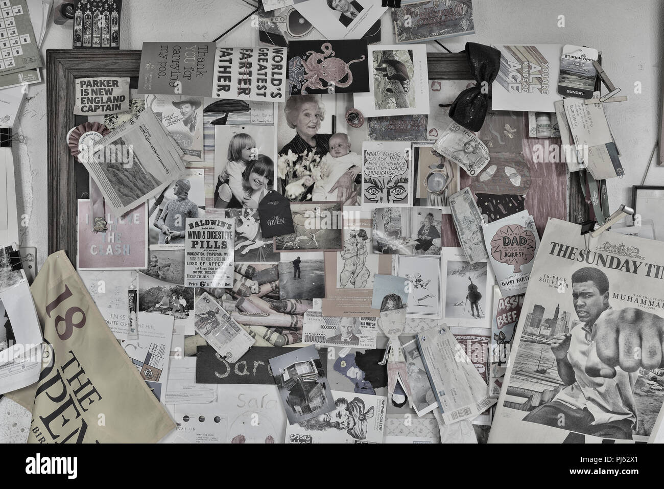 Home pin board, England, UK Stock Photo Alamy