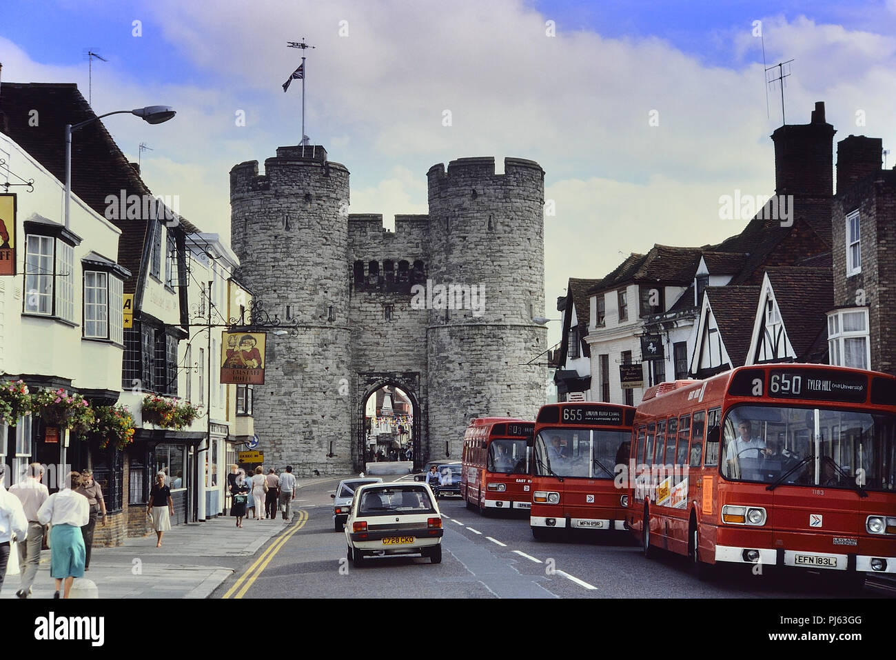 Westgate, Canterbury, Kent, England, UK. Circa 1980's Stock Photo Alamy