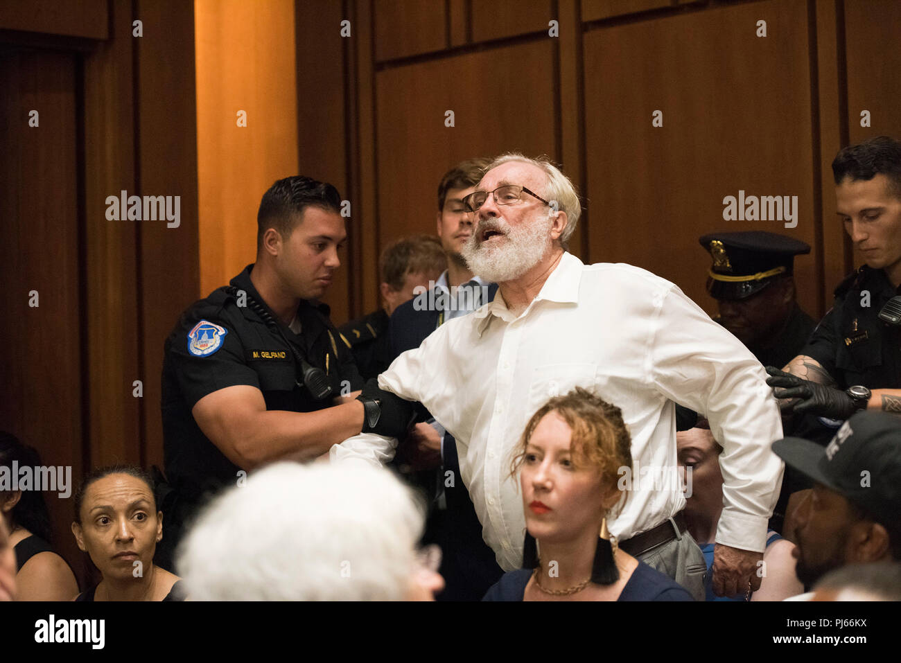 Washington DC, USA. 4th September 2018. Judge Brett Kavanaugh Supreme Court Nomination hearing Credit: Patsy Lynch/Alamy Live News Stock Photo