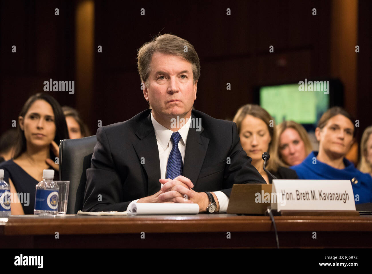 Washington DC, USA. 4th September 2018. Judge Brett Kavanaugh attends his confirmation hearing to become the next Supreme Court Justice on Capitol Hill in Washington DC.   Patsy Lynch/Alamy Credit: Patsy Lynch/Alamy Live News Stock Photo