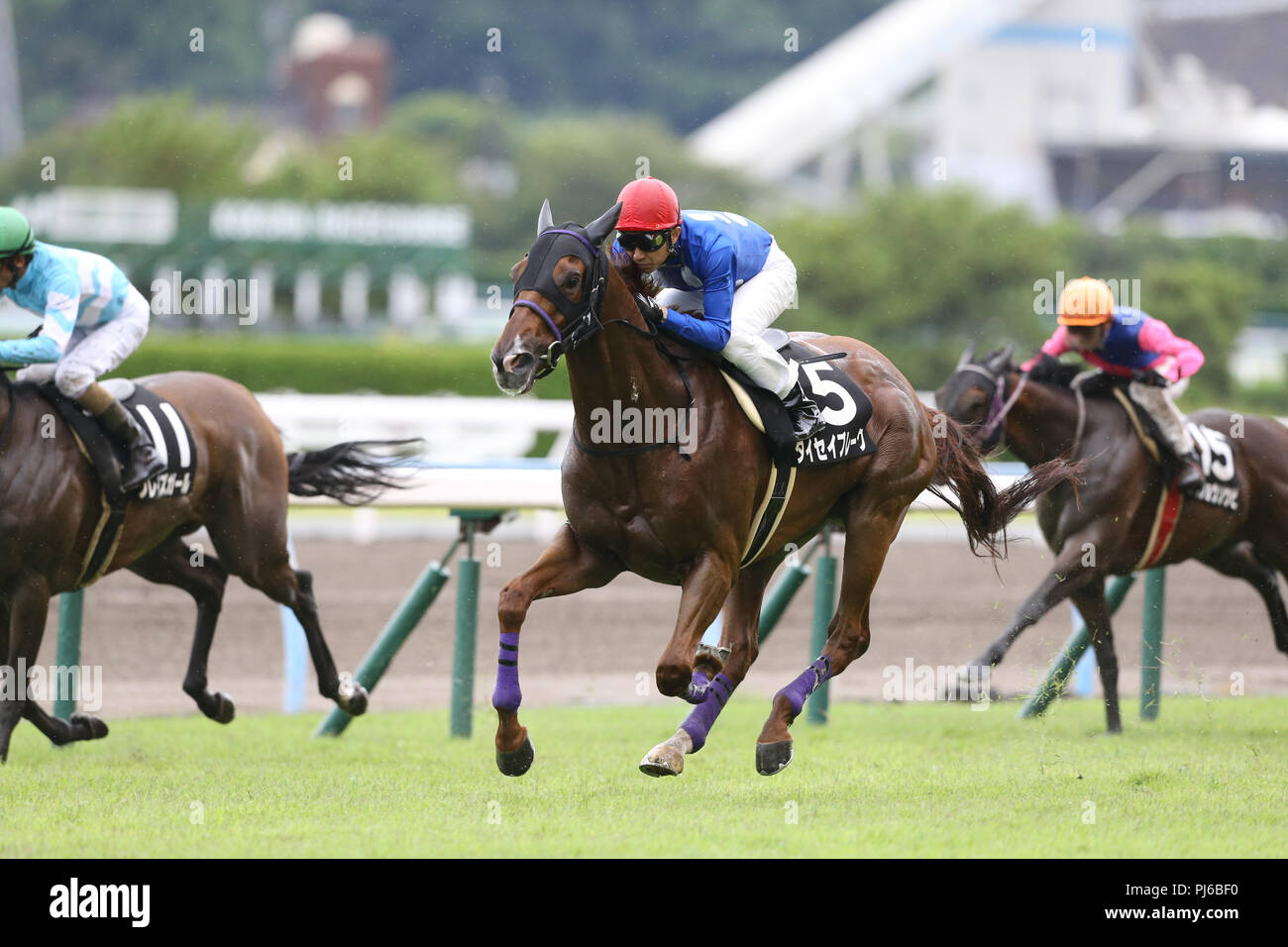 Fukuoka, Japan. 1st Sep, 2018. (C-R) Taisei Break (Yutaka Take