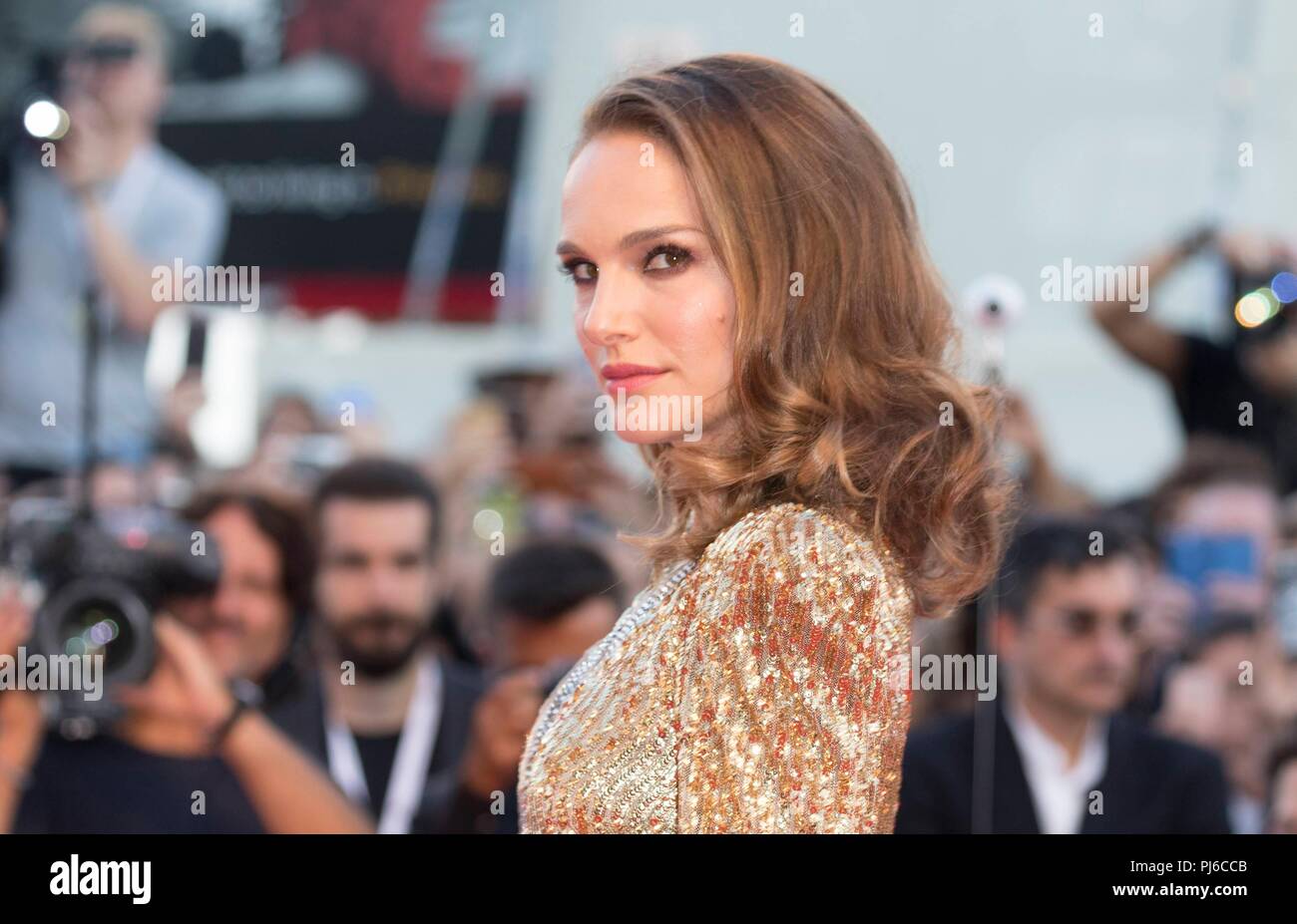 Venice, Italy. 04th Sep, 2018. Natalie Portman attends the premiere of 'Vox Lux' during the 75th Venice Film Festival at Palazzo del Cinema in Venice, Italy, on 04 September 2018. | usage worldwide Credit: dpa/Alamy Live News Stock Photo