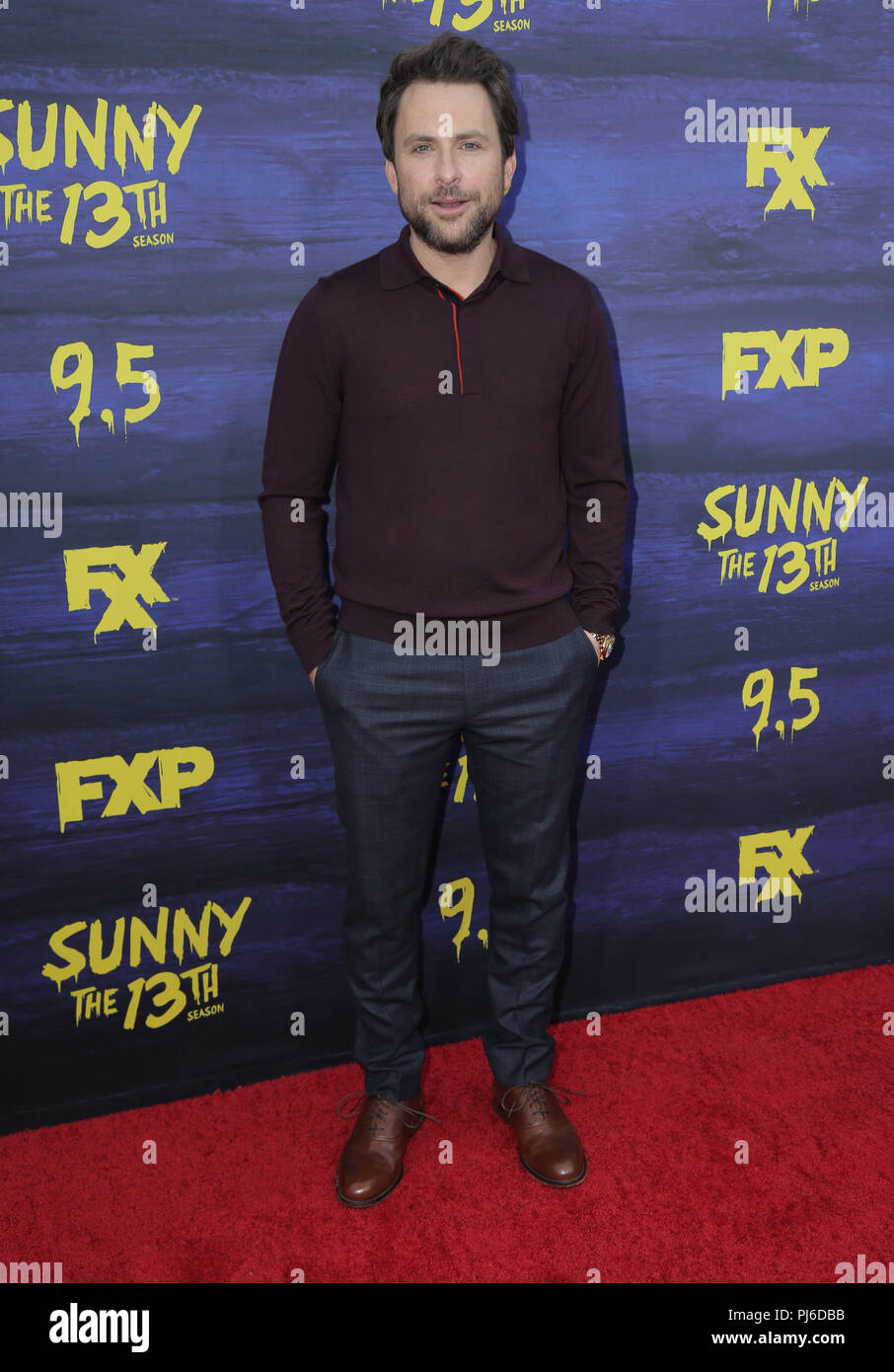 Charlie day red carpet hi-res stock photography and images - Alamy
