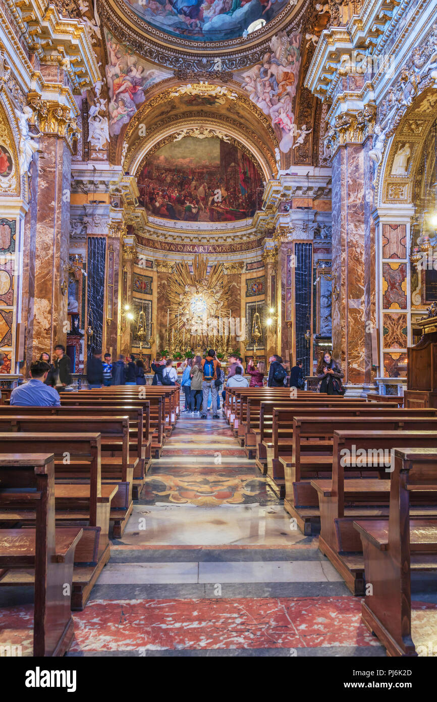 Church of Saint Mary of Victory, Santa Maria della Vittoria, Rome, Lazio,  Italy Stock Photo - Alamy