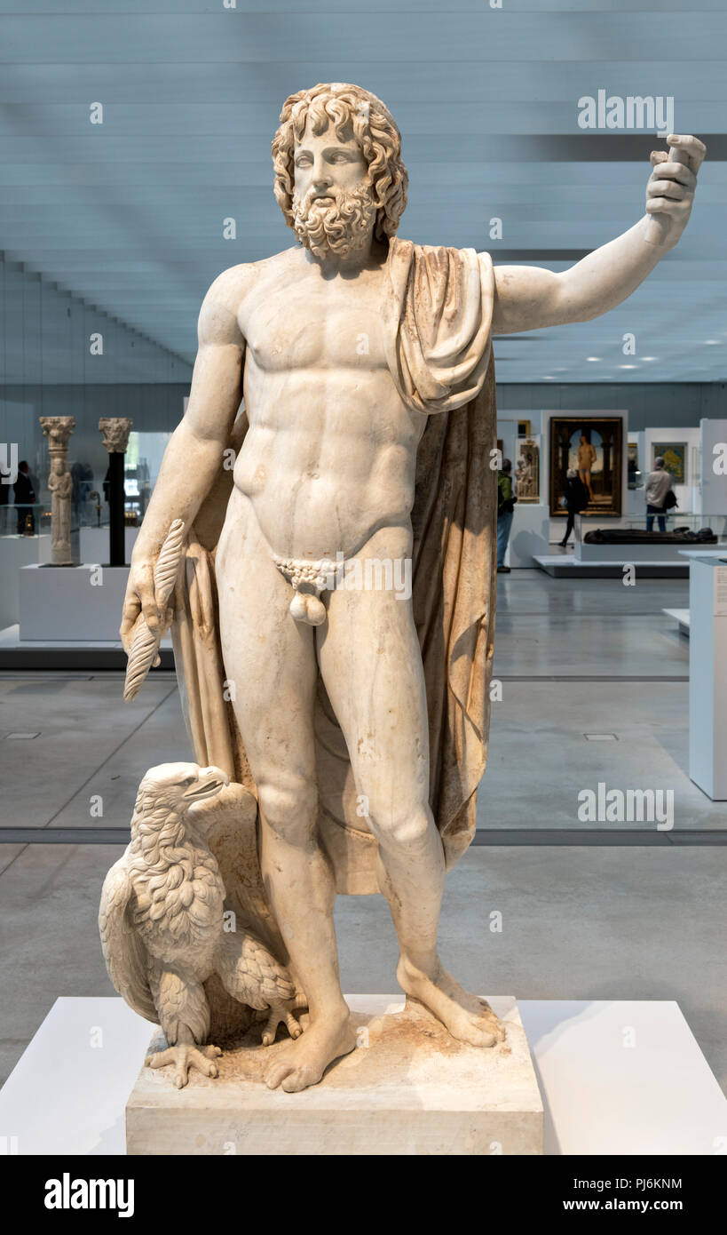 Statue of the Roman god, Jupiter dating from around 150 AD Stock Photo -  Alamy