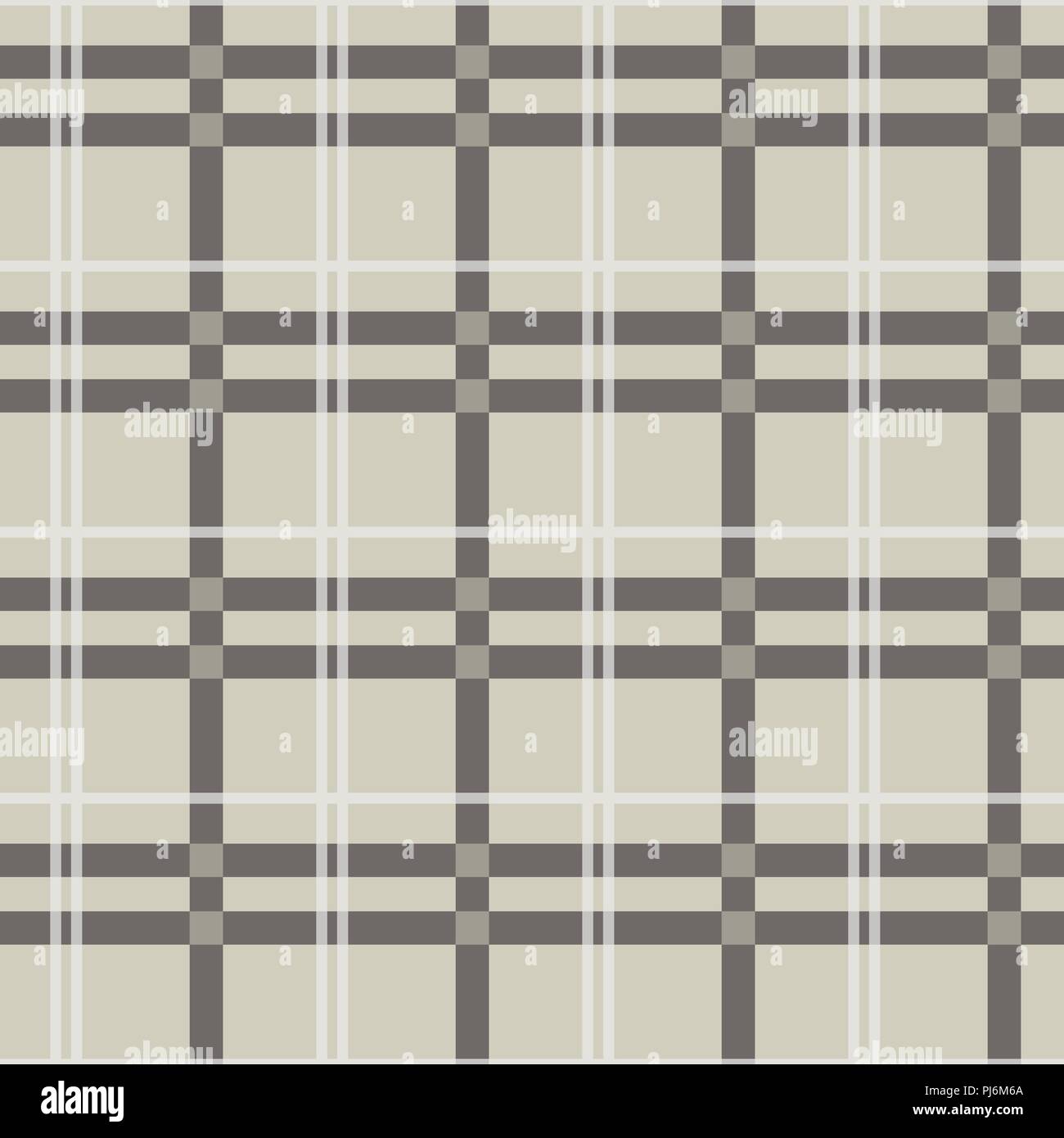 Black and white fabric texture check tartan seamless pattern. Vector ...