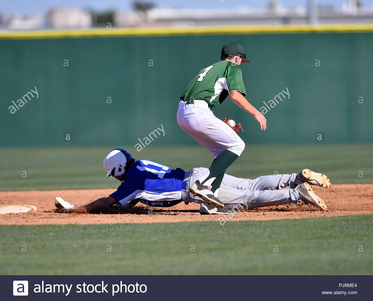 Baseball Home Plate Slide High Resolution Stock Photography and Images