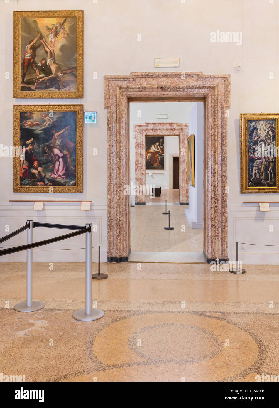 Galleria Nazionale d'Arte Antica, GNAA, National Gallery of Ancient Art, art gallery, Palazzo Barberini, Rome, Lazio, Italy Stock Photo
