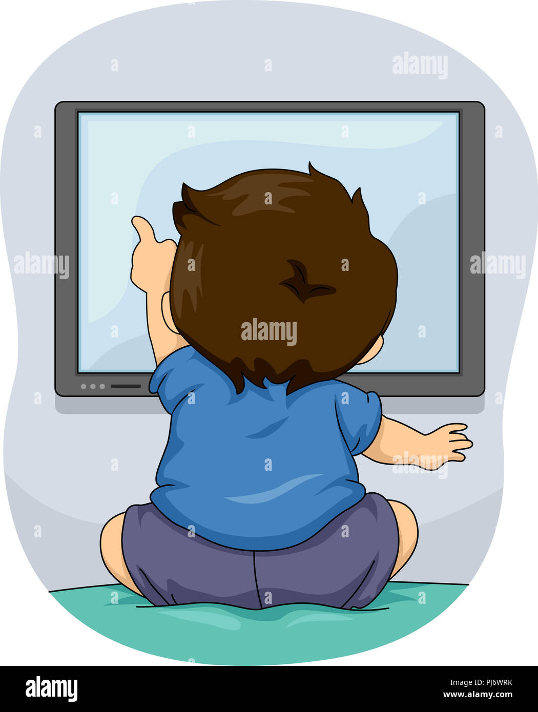Boy watch tv cartoon hires stock photography and images Alamy