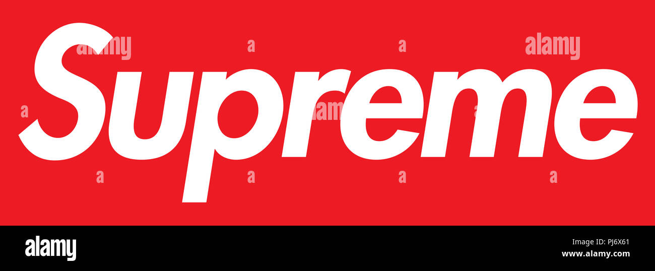 Streetwear brand supreme new york hi-res stock photography and images -  Alamy