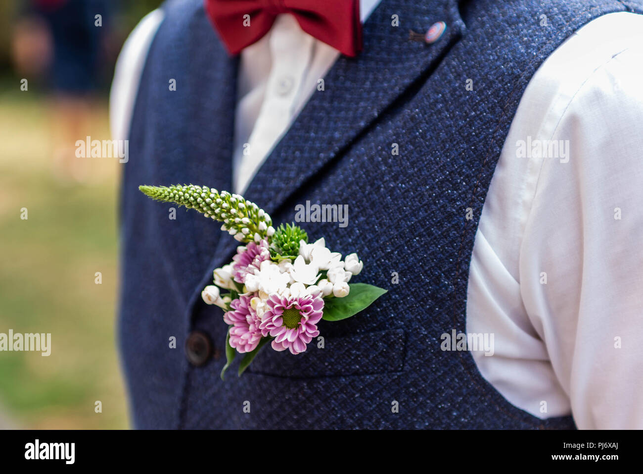 flower in coat