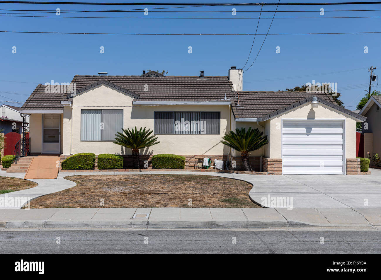 American home; Sunnyvale, California Stock Photo