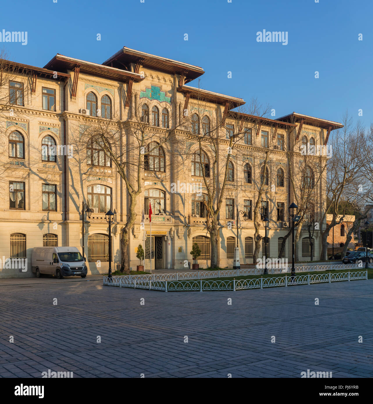 Vintage building of Regional Directorate of Land Registry and Cadastre, Sultanahmet Square, Istanbul, Turkey Stock Photo