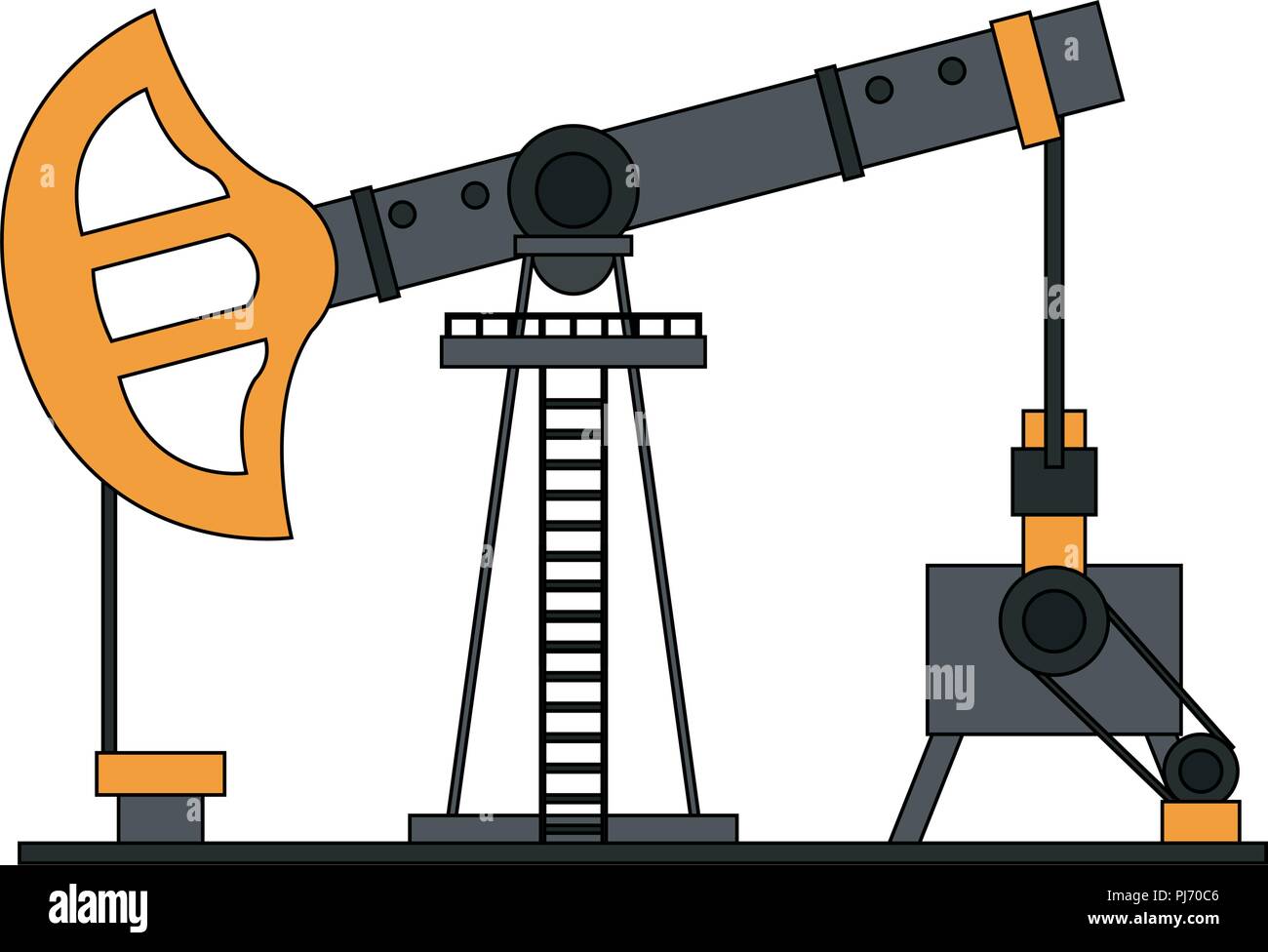Oil pump machine Stock Vector Image & Art Alamy