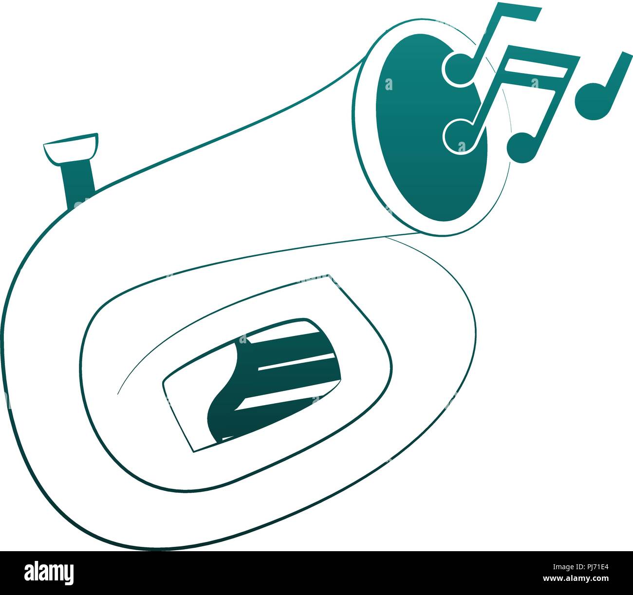 Hand with beer bottle in blue lines Stock Vector Image & Art Alamy