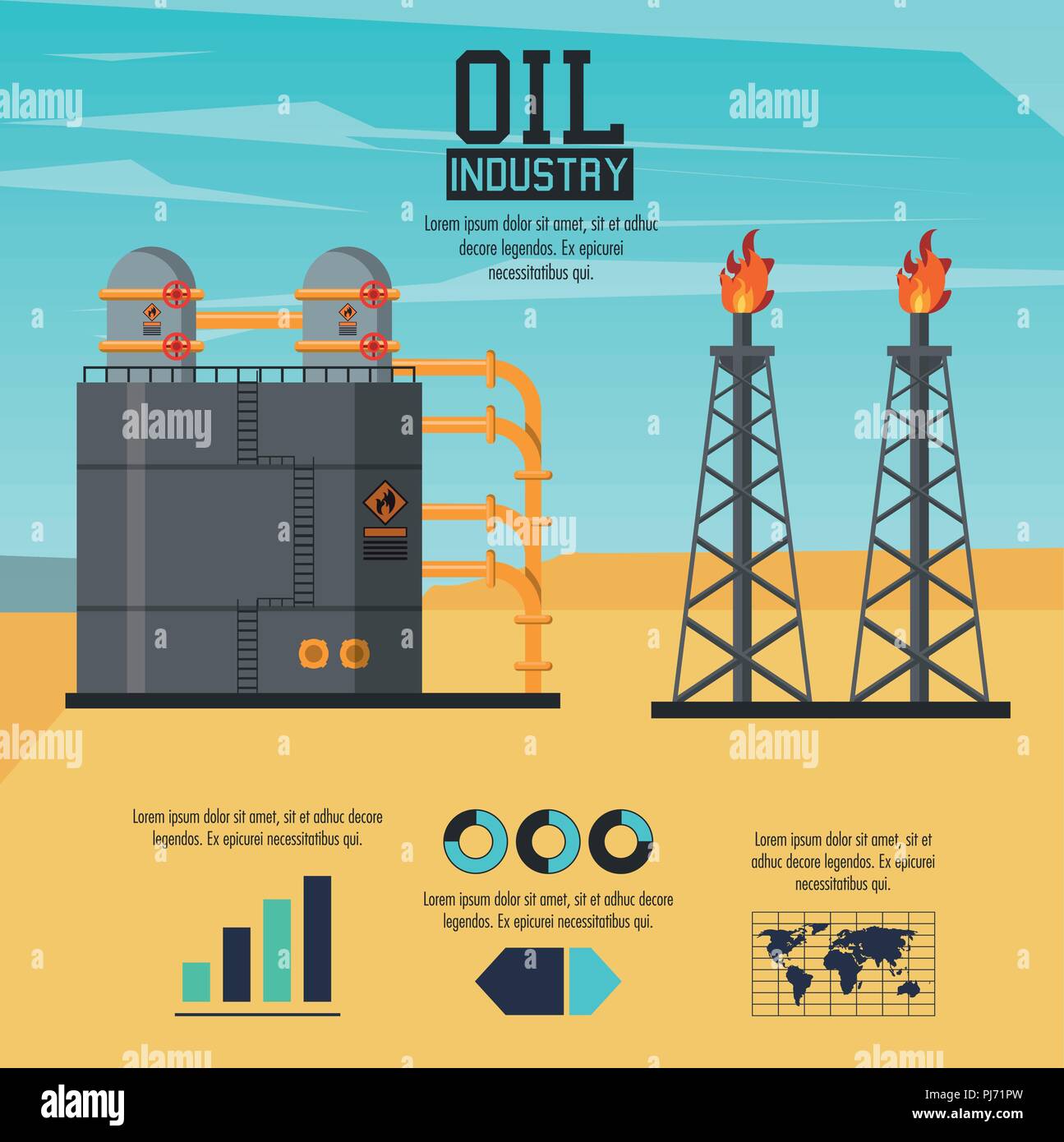Oil industry infographic Stock Vector Image & Art Alamy