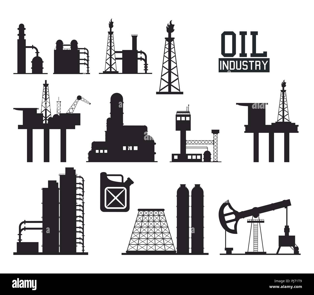 Petroleum plant valve Cut Out Stock Images & Pictures - Alamy