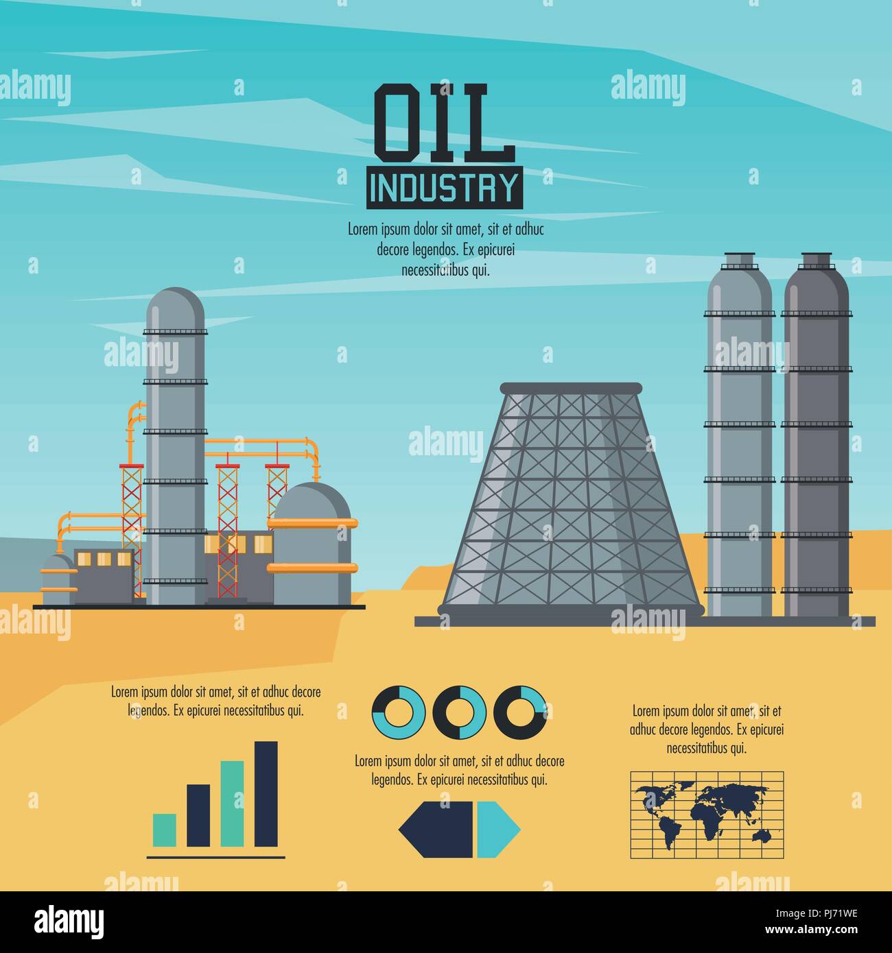 Oil industry infographic Stock Vector Image & Art Alamy
