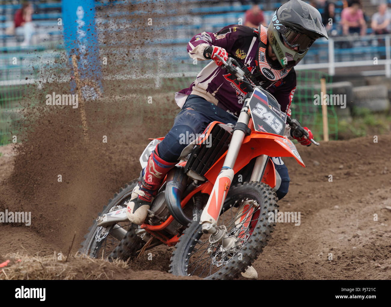 Racing motor bike on track hi-res stock photography and images - Alamy