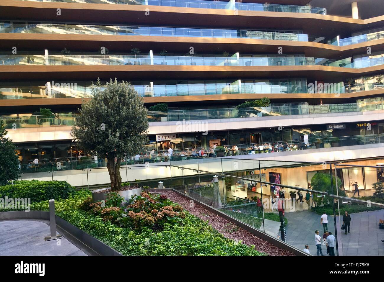 interior view of zorlu center shopping mall zorlu center is a multiple use complex in the besiktas district on the european side of istanbul turkey stock photo alamy