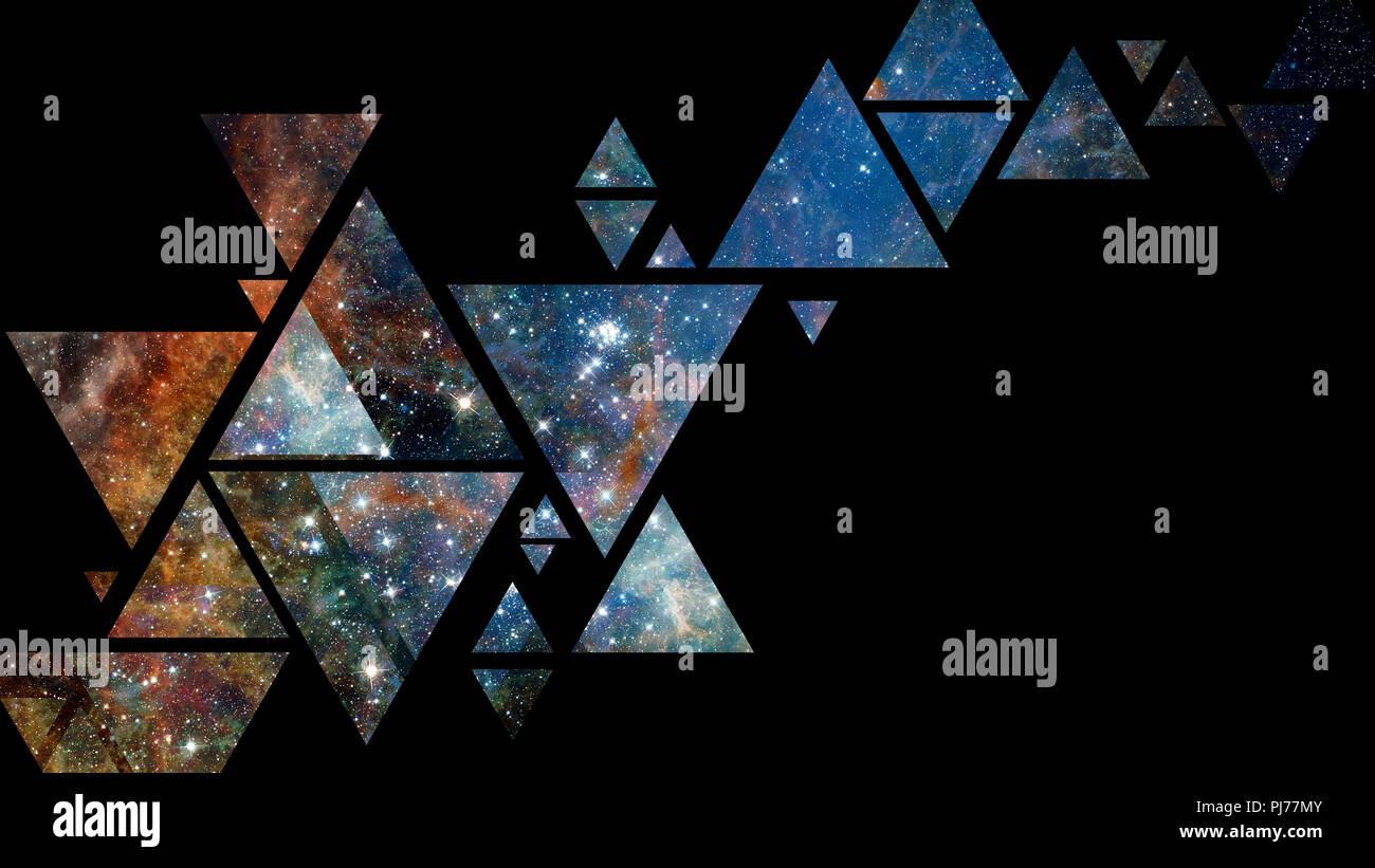 Space and geometry design. Minimal art concept. Abstract background ...