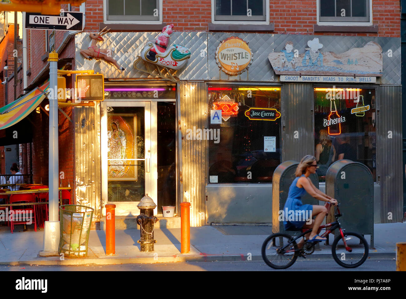 [historical storefront] Tortilla Flats, 767 Washington St, New York, NY Stock Photo Alamy