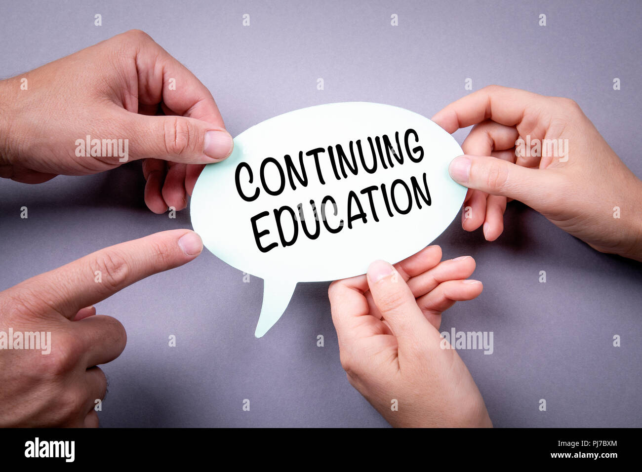 continuing education concept Stock Photo