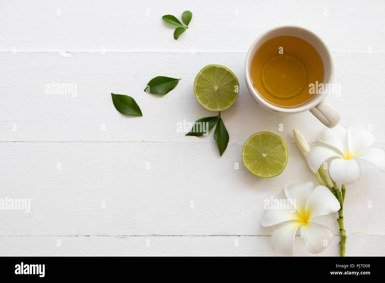 herbal health care hot ginger juice cough sore with flower on