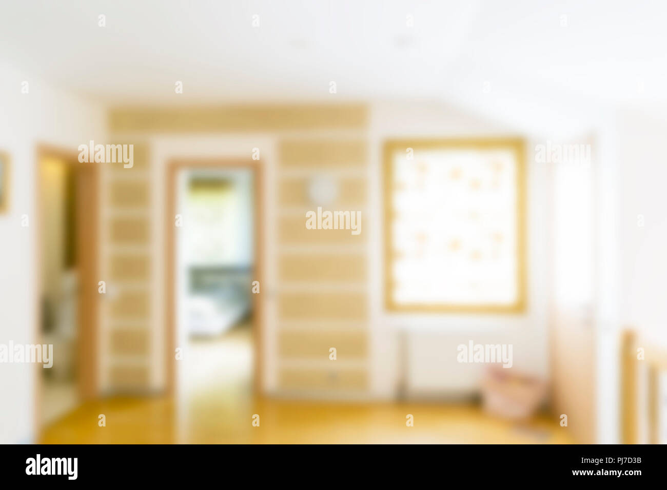 Blurred Luxurious interio. Abstract blur background for web design. Bokeh  light interior. Blur image of modern living room interior. Modern House  Inte Stock Photo - Alamy