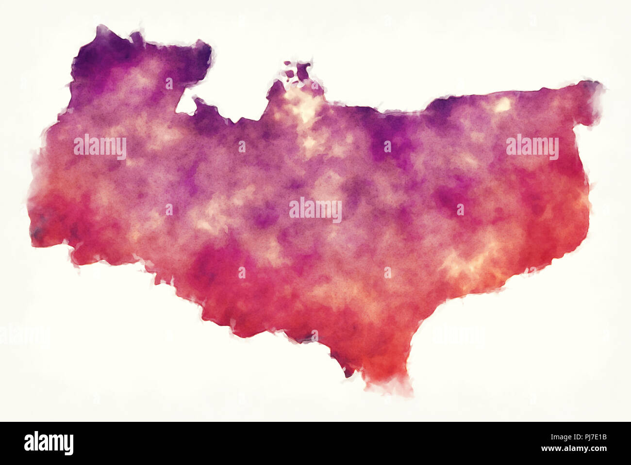 Kent map hi-res stock photography and images - Alamy
