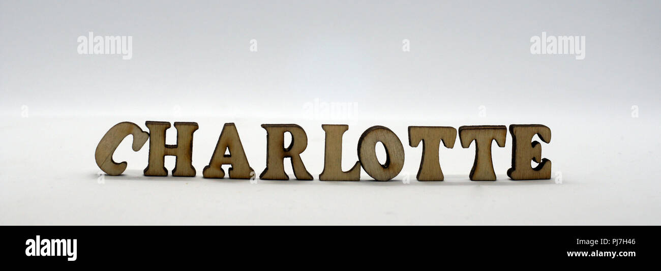popular female first name charlotte Stock Photo - Alamy
