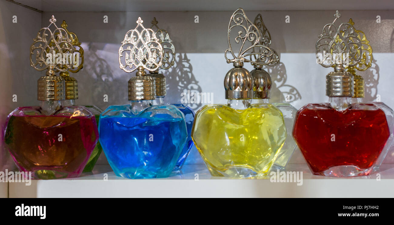 Set of Empty bottles made in the Ottoman style Stock Photo Alamy