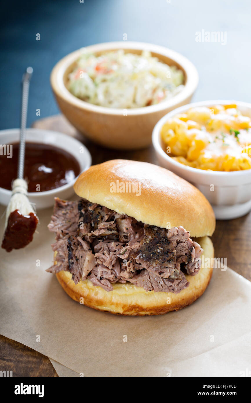 Chopped brisket sandwich hires stock photography and images Alamy