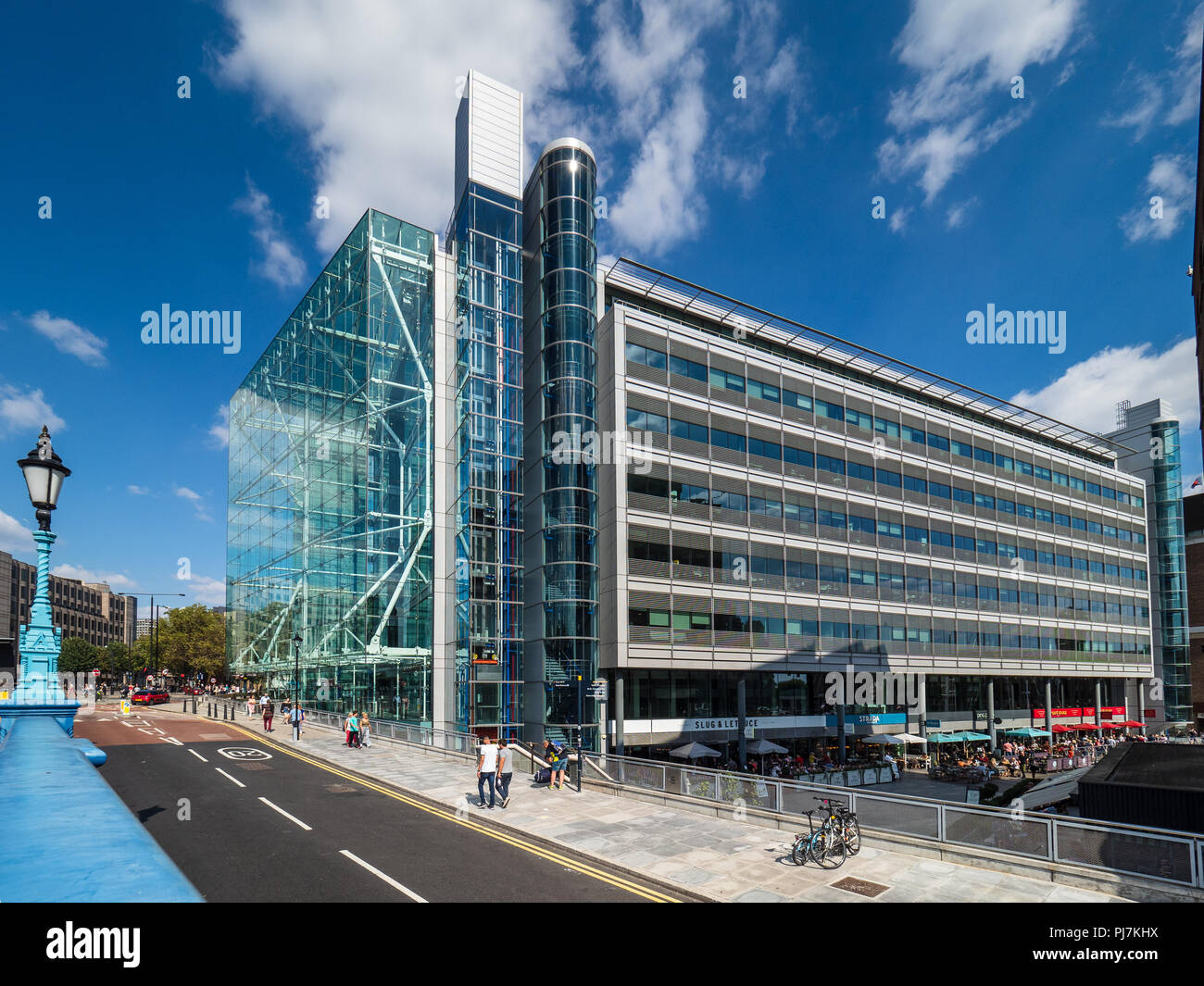 Tower Bridge House in St Katherines Dock development London. Completed 2005, Architects ROGERS