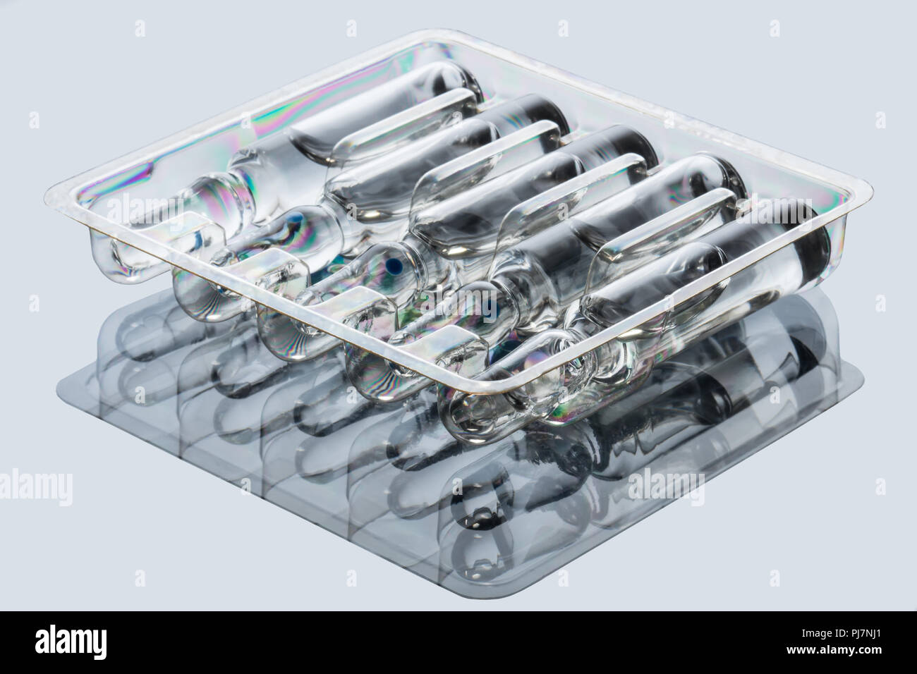 Medical ampoules in packaging Stock Photo Alamy