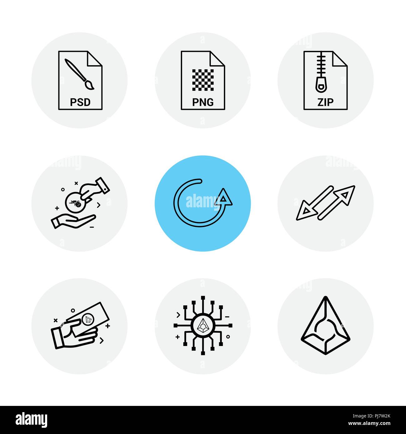 Psd Photoshop Png Image Zip Compressed Safe Reset Parallel Lines Money Dollar Ic Diamond 9 Icon Vector Design Flat Coll Stock Vector Image Art Alamy