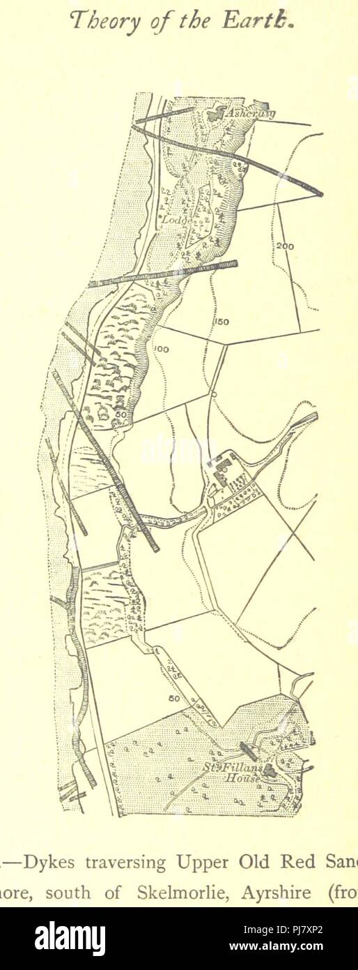 Image  from page 54 of 'Theory of the Earth, with proofs and illustrations. In four parts. By James Hutton. Vol. iii. Edited by Sir Archibald Geikie. [Vol. 1, 2 were published in 1795. This is a portion of the third volume, n 0009. Stock Photo