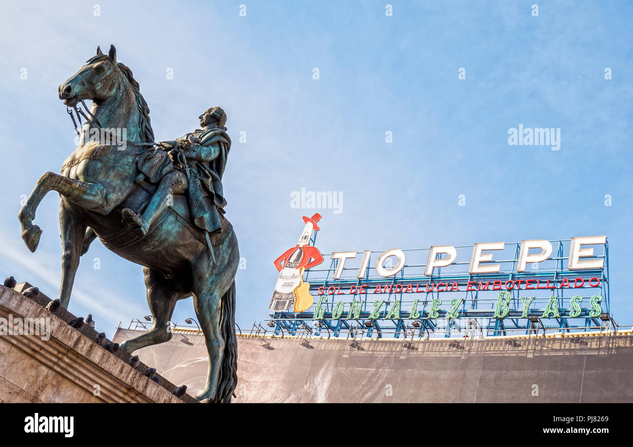 Estatua Ecuestre De Carlos Iii High Resolution Stock Photography and ...